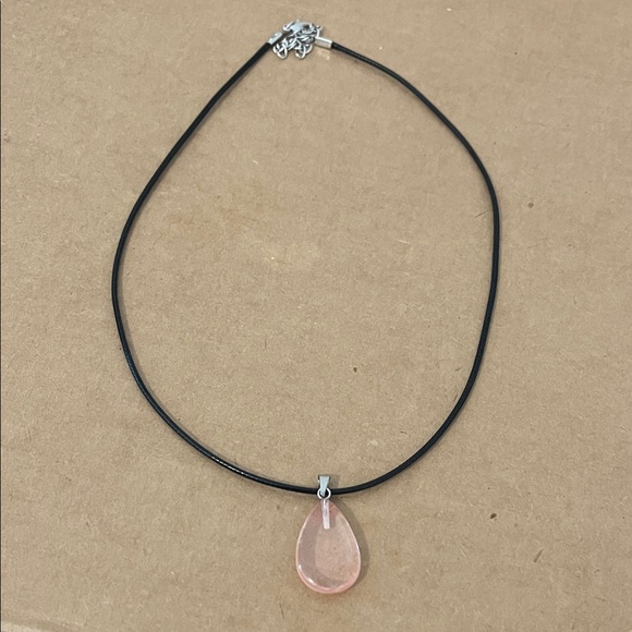 Fashion Jewelry Jewelry - FREE WITH BUNDLE Elegant Pink Teardrop Pendant Necklace